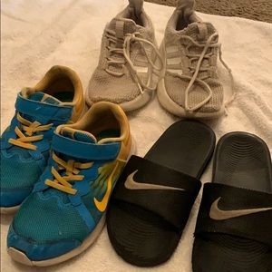 Nike and Addis shoe bundle size 2